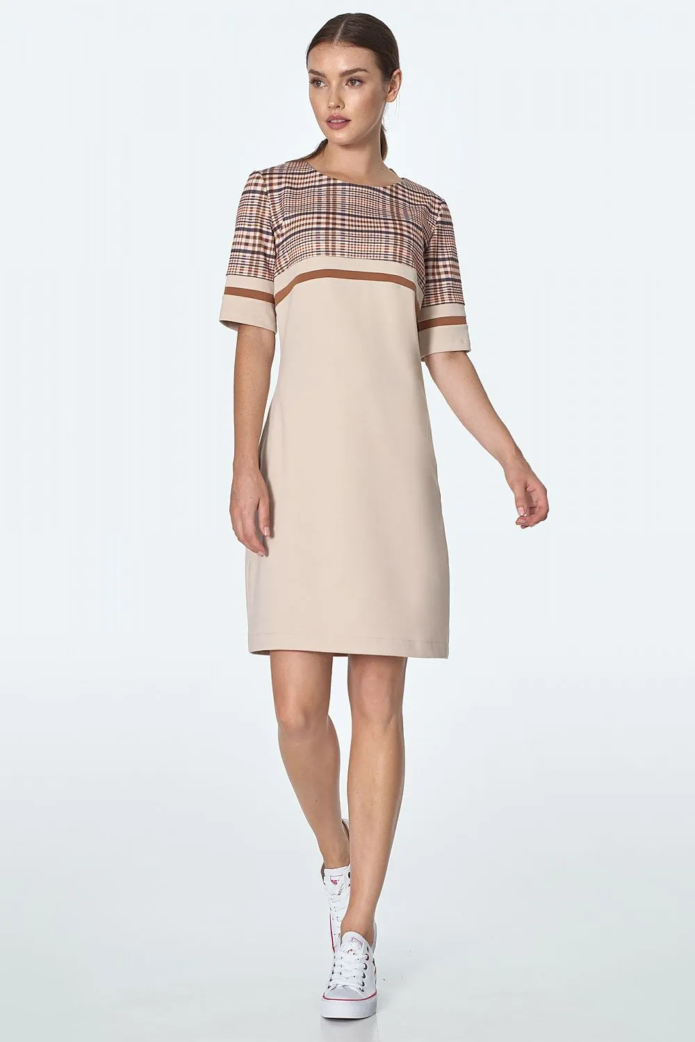 Tailored A-Line Pocket Dress