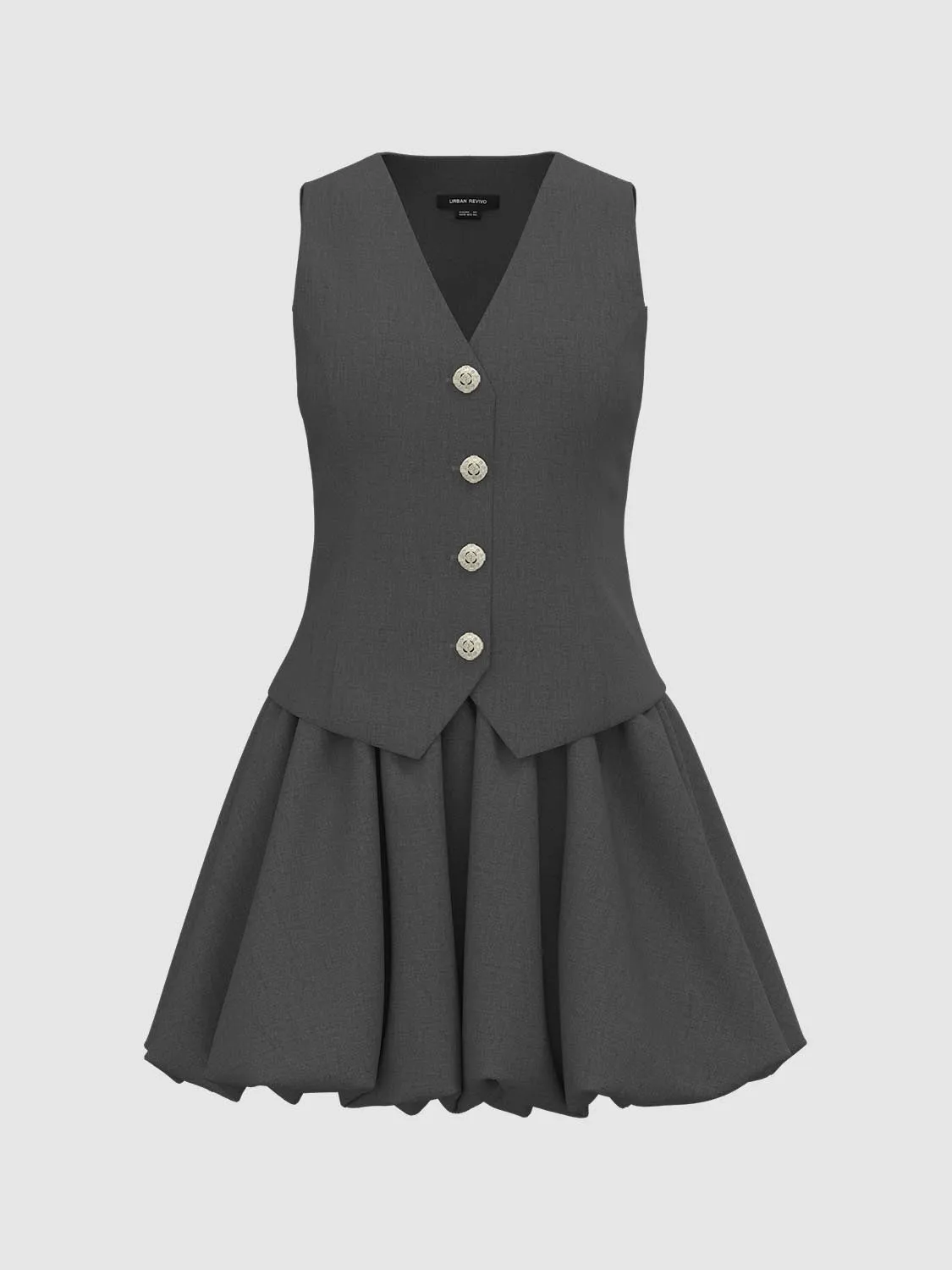 Tailored Sleeveless A-Line Dresses