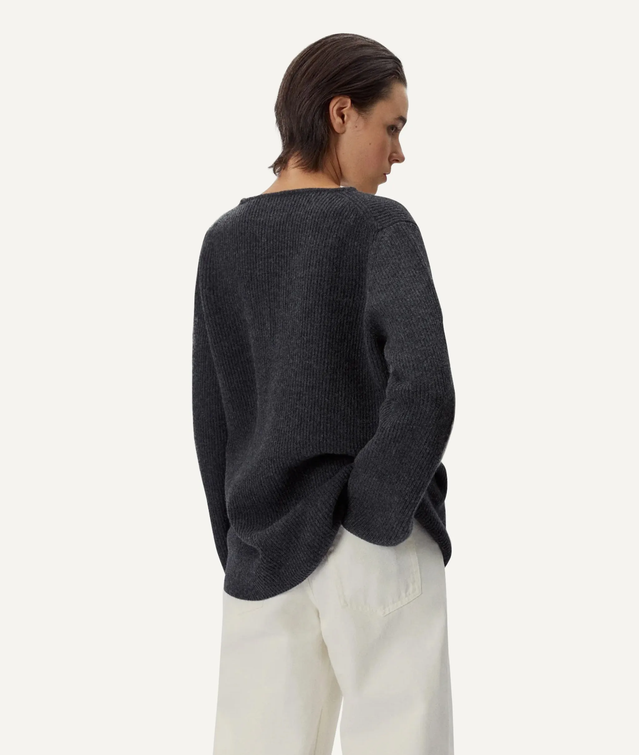 The Woolen Oversize V-Neck