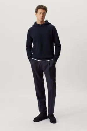 The Woolen Ribbed Hoodie Sweater