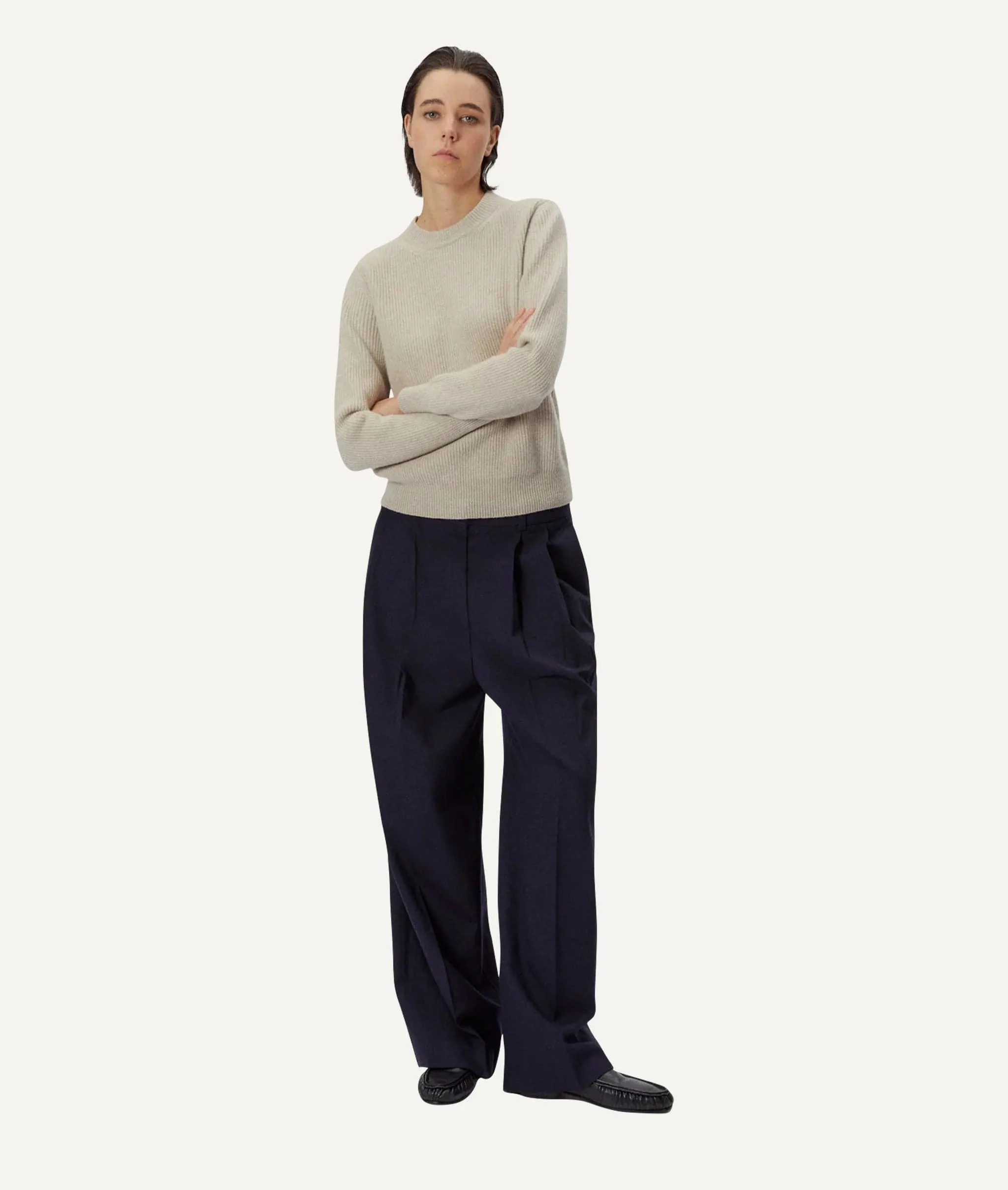 The Woolen Ribbed Sweater