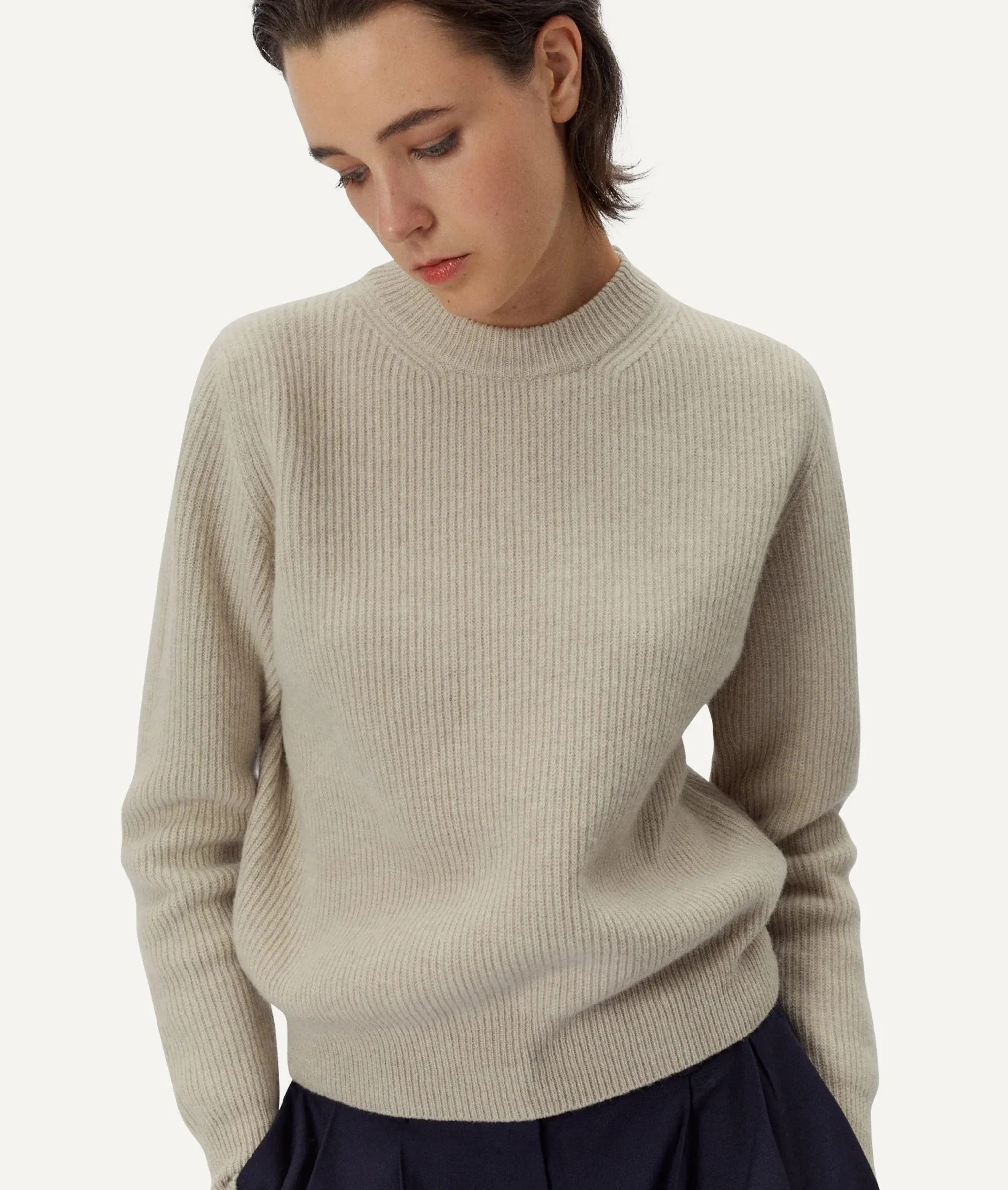 The Woolen Ribbed Sweater