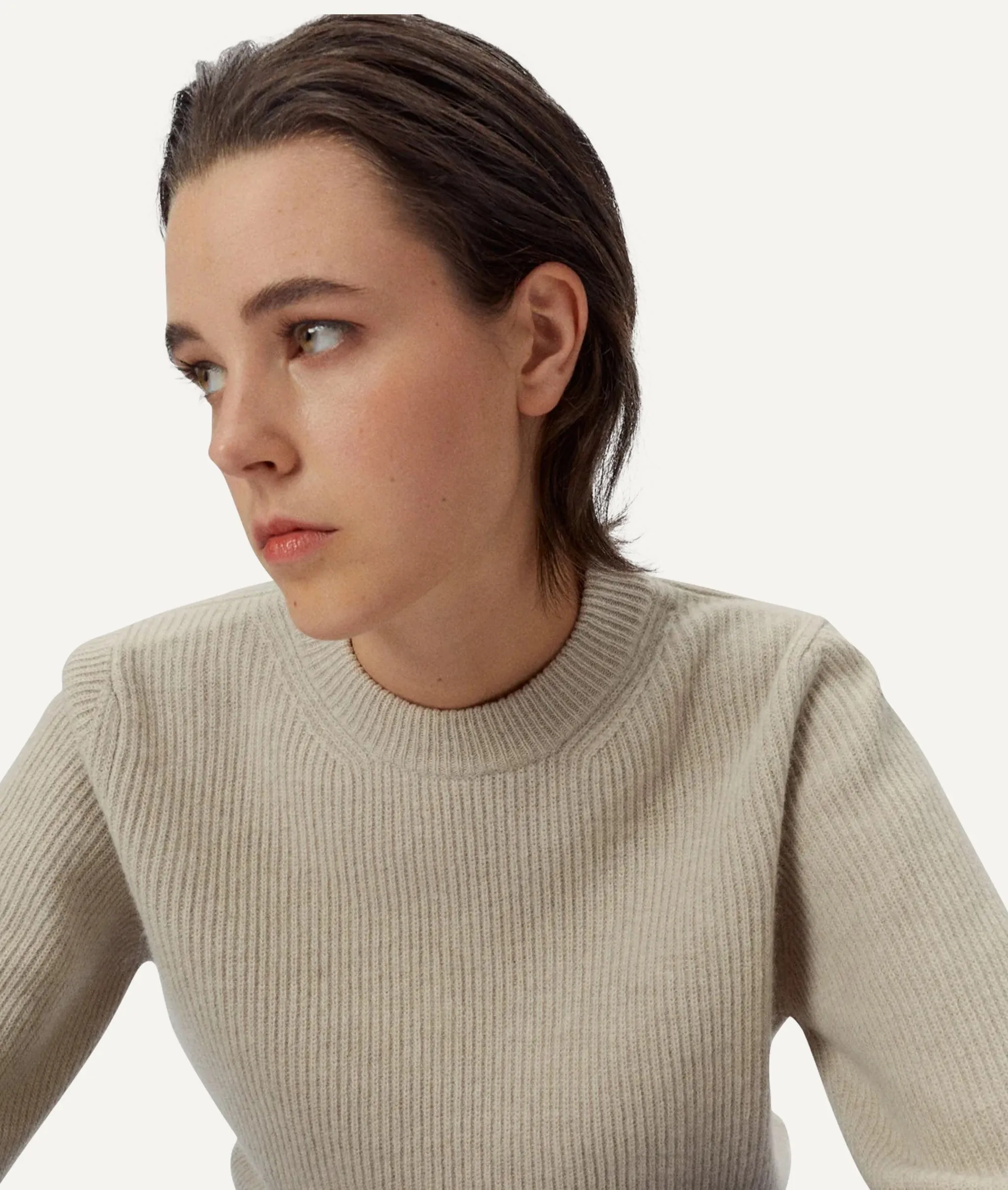 The Woolen Ribbed Sweater