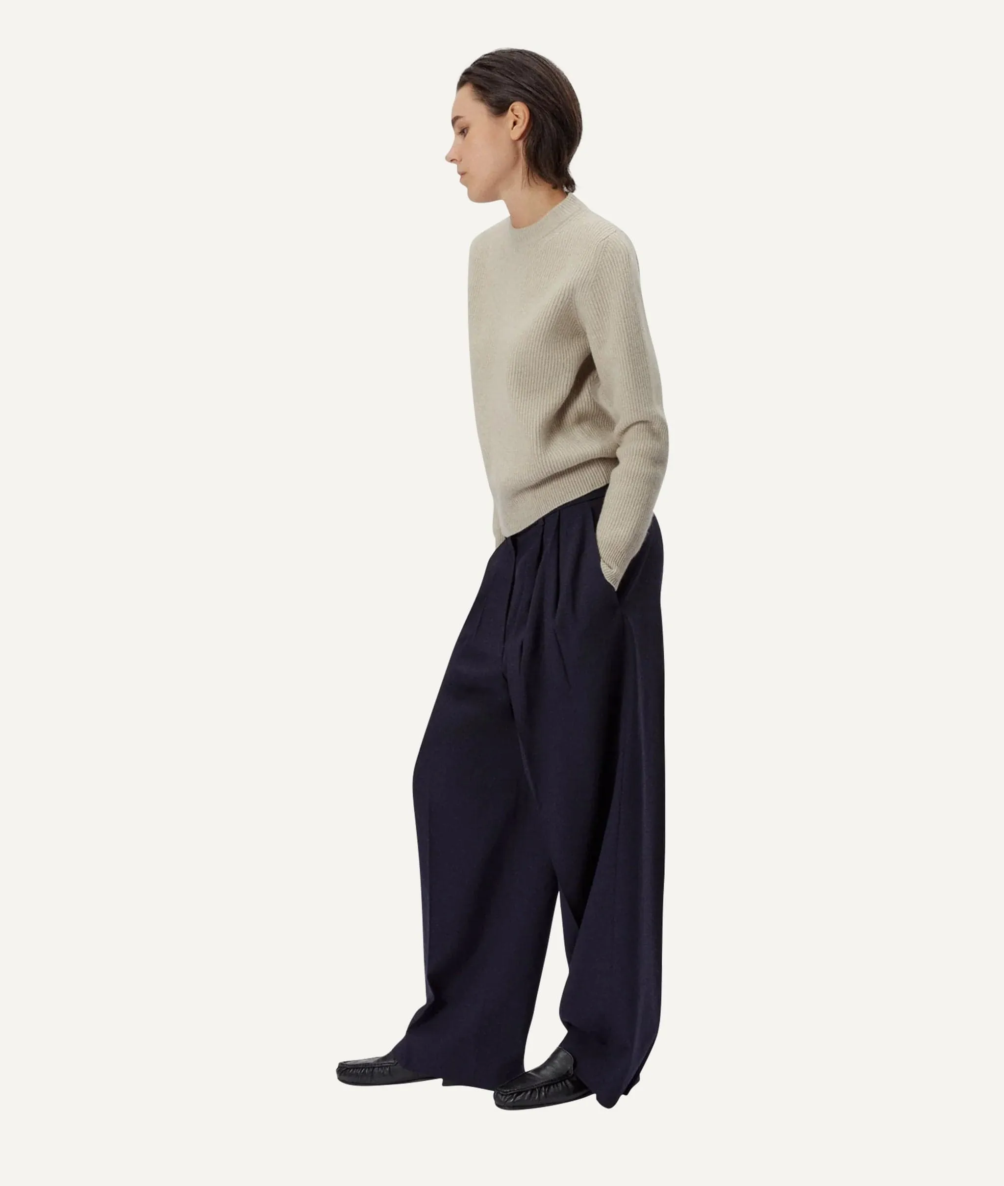 The Woolen Ribbed Sweater