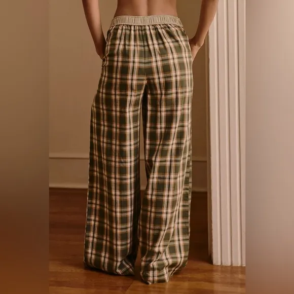 THE WREN BOXER PANTS BY ANTHROPOLOGIE: FLANNEL EDITION Size XXS