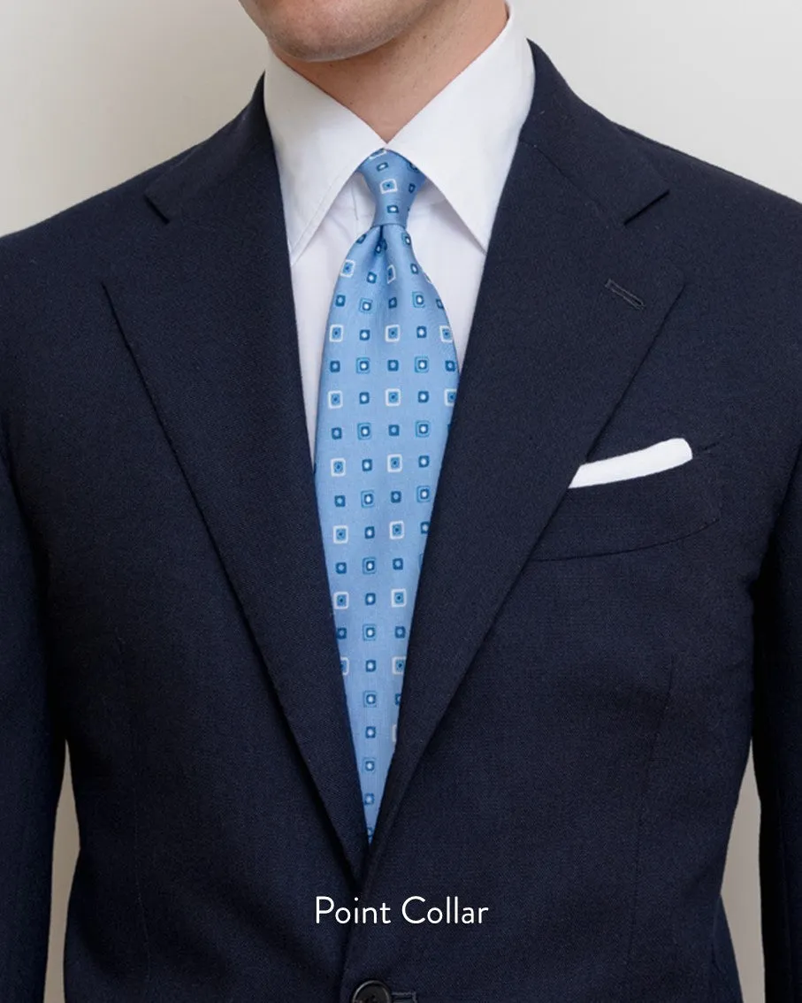 Thomas Mason White Non-Iron Poplin 120s