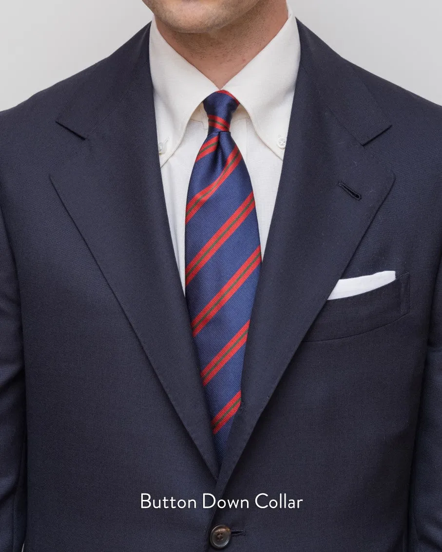 Thomas Mason White Non-Iron Poplin 120s