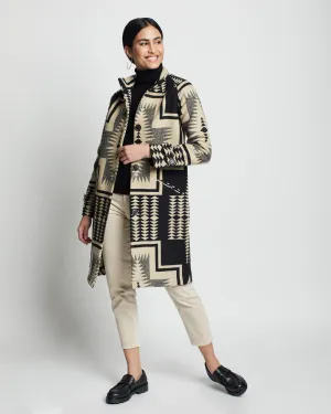 Timberline Jacquard Coat Harding Black Tan