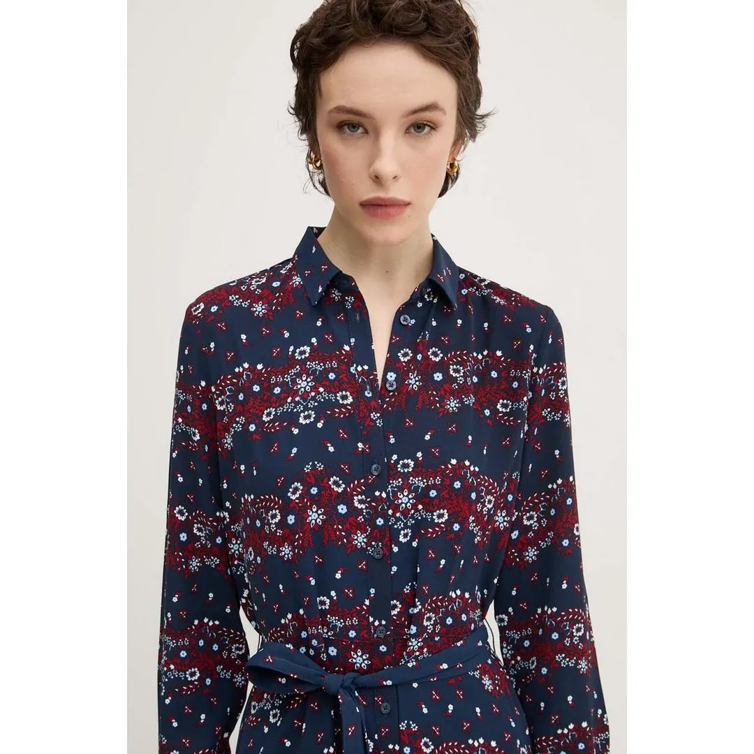 Tjw Floral Belted Mi