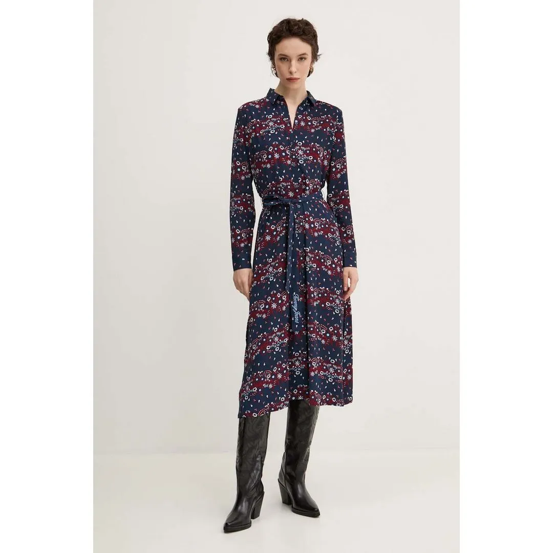 Tjw Floral Belted Mi