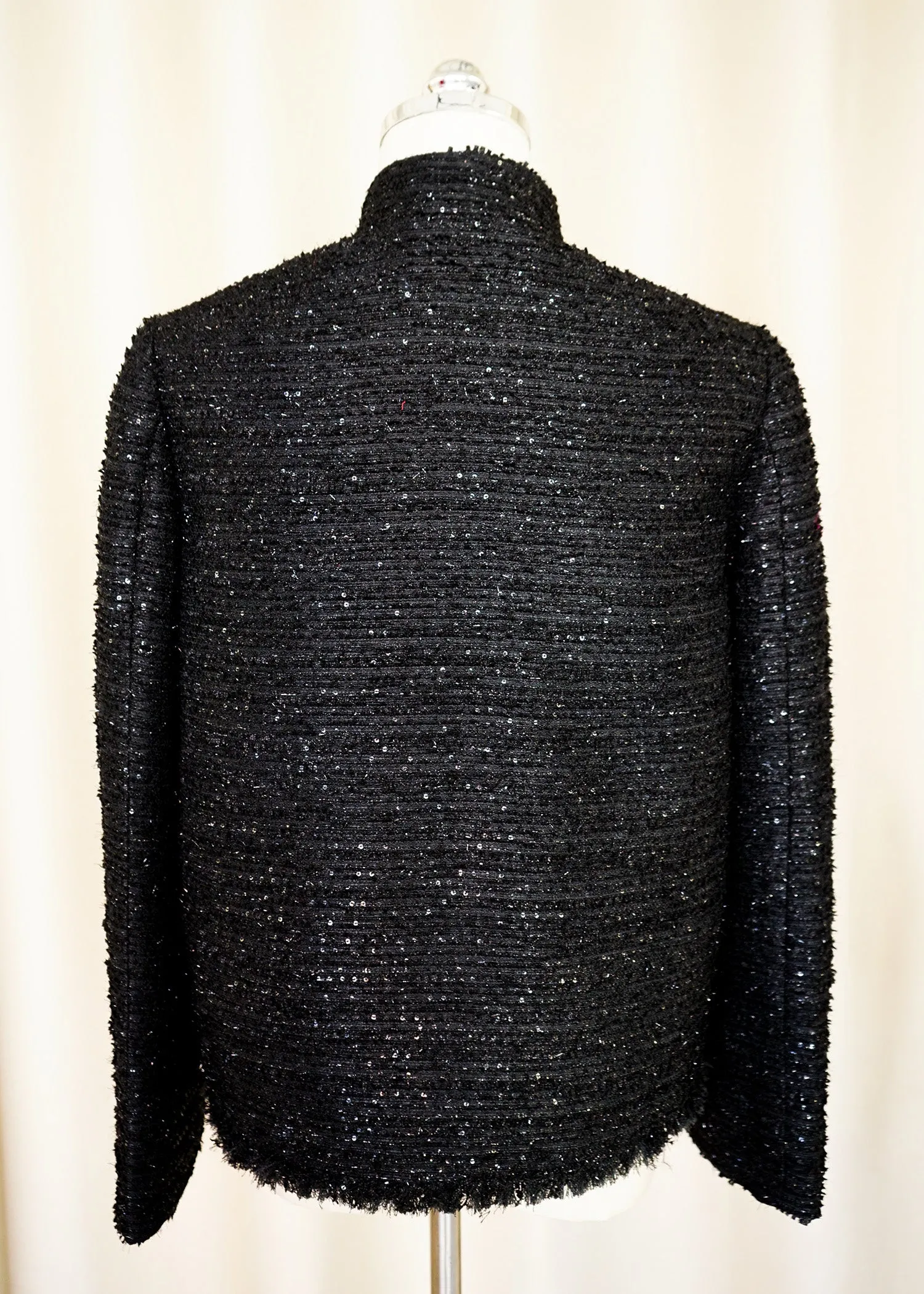 Tweed Tang Jacket (Sequinned Black)
