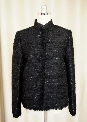 Tweed Tang Jacket (Sequinned Black)