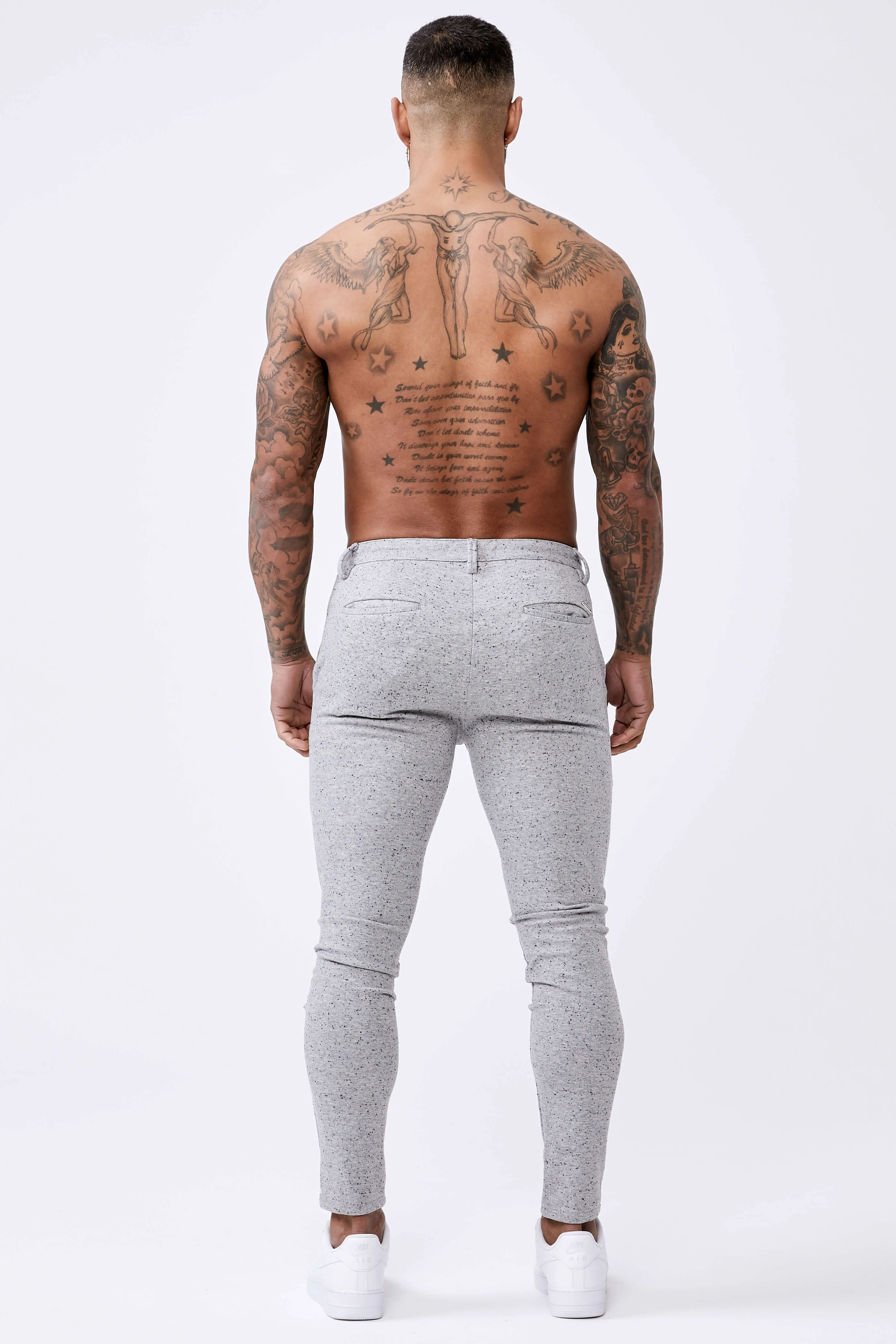 Tweed Trouser - Grey