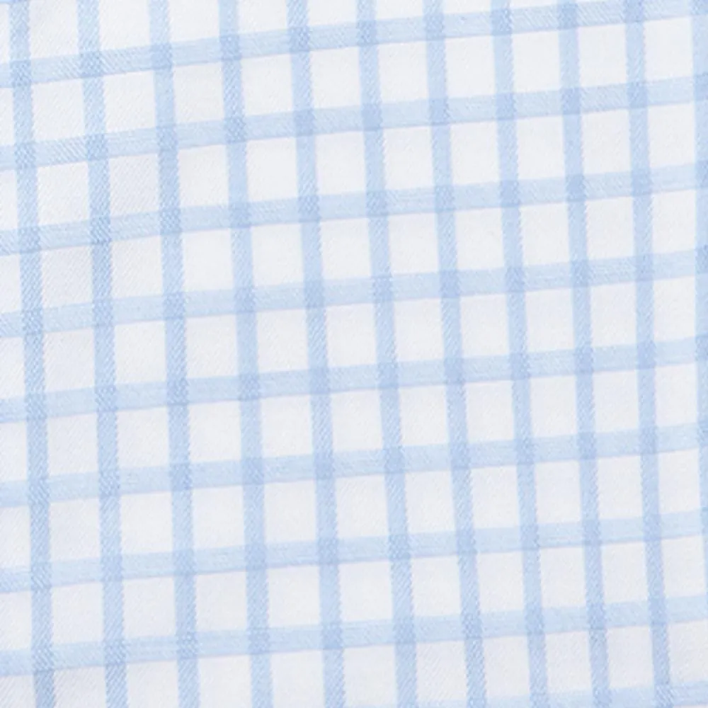 Twill Box Check - Blue