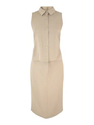 TWP Sarah Dress in Travertine