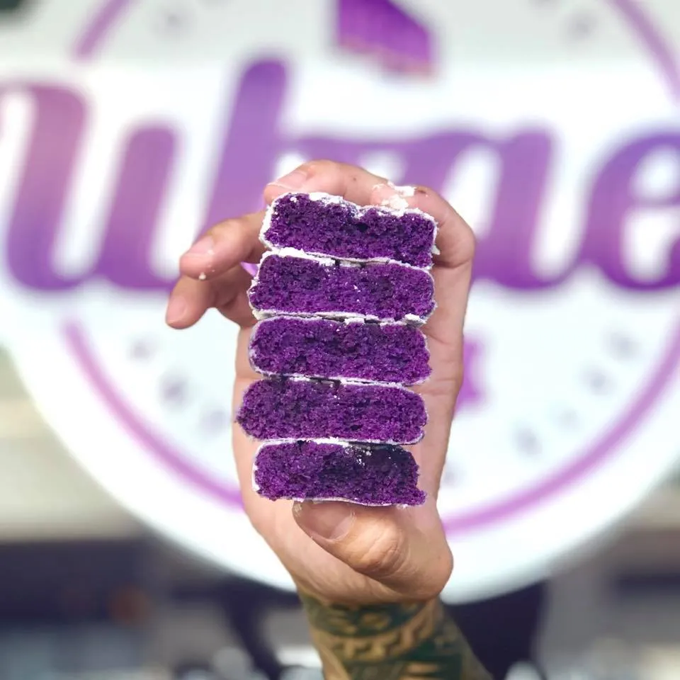 Ube Crinkle Cookies