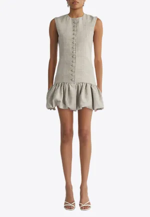 Vania Peplum Mini Dress