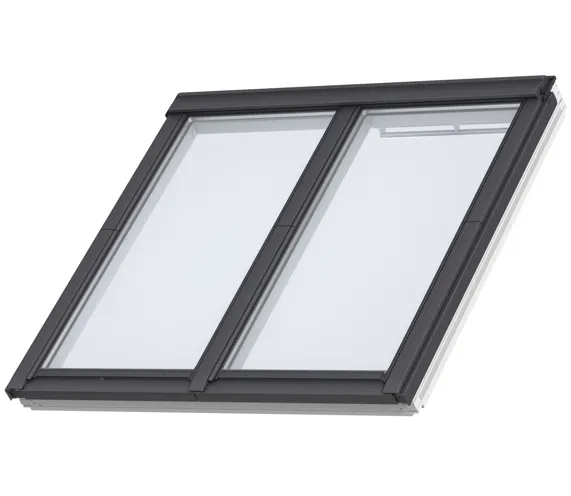 VELUX GPLS FFK06 2070 2-in-1 Double Glazed Top-Hung Window (127 x 118cm)