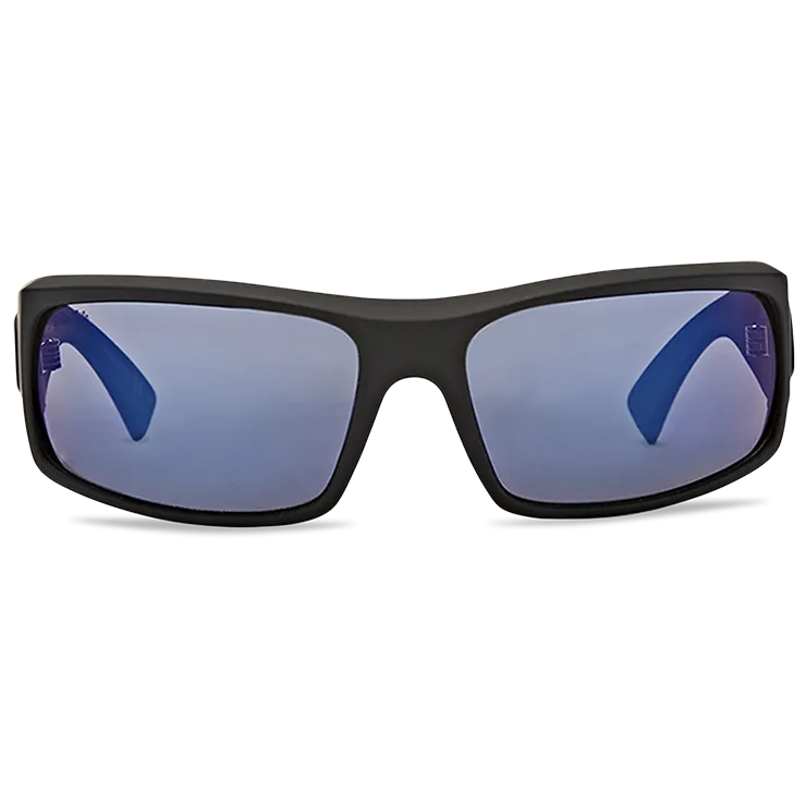 VonZipper Kickstand Polarized Sunglasses - Black Satin/Blue Flash