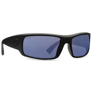 VonZipper Kickstand Polarized Sunglasses - Black Satin/Blue Flash