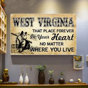 West Virginia That Place Forever In Your Heart Poster