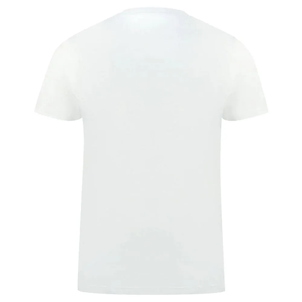 White Cotton Men T-Shirt
