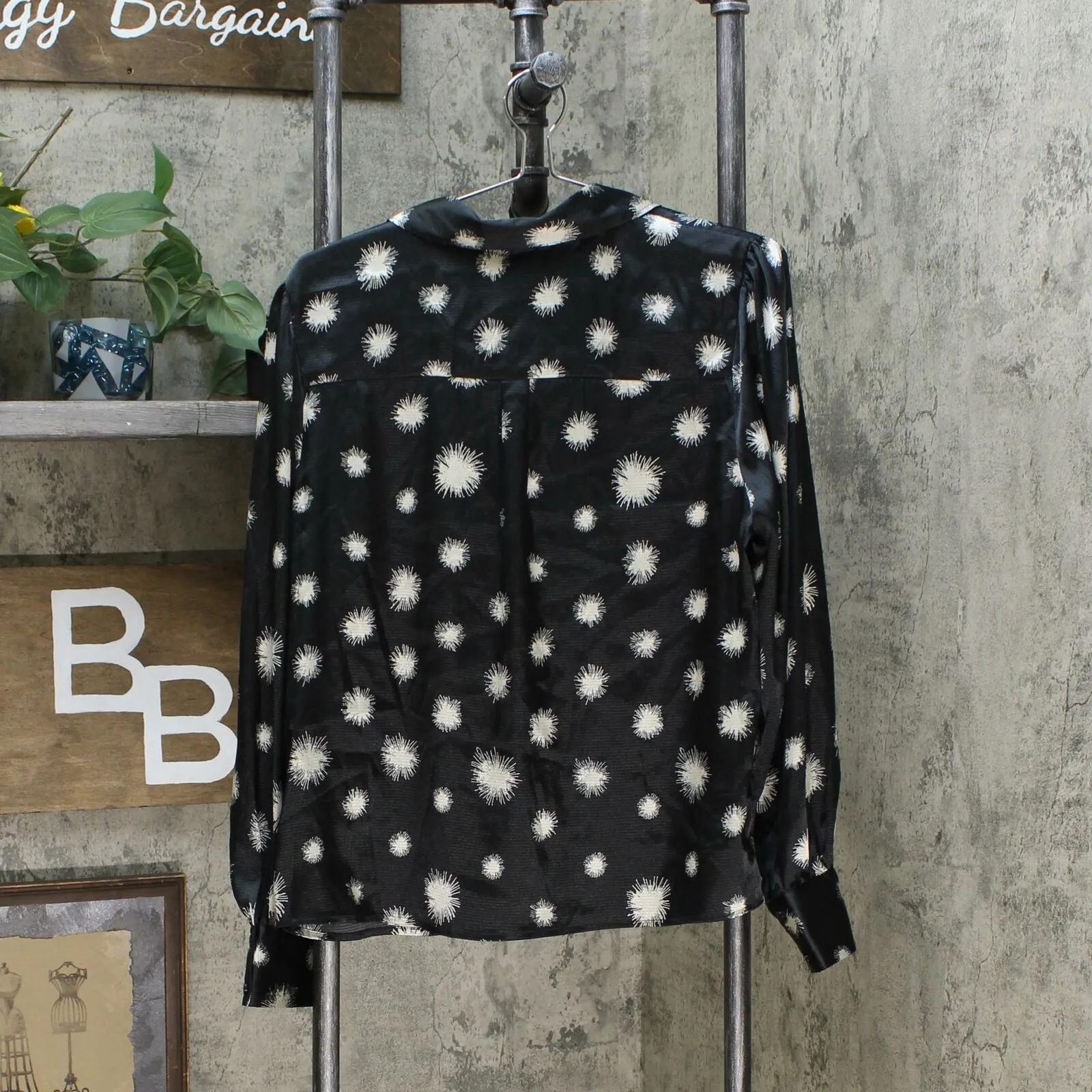Who What Wear Women's Floral Print Long Sleeve Button-Down Shirt