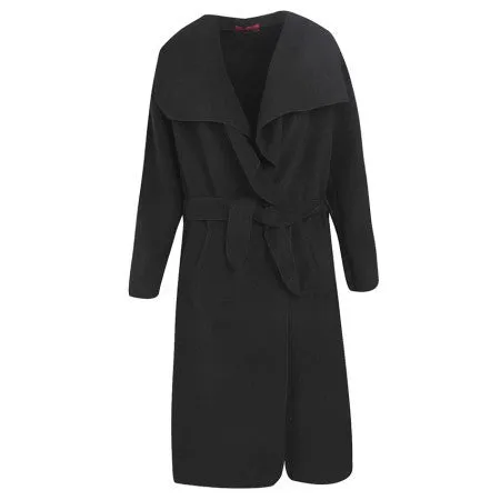 Winter Coat Women Wide Lapel Belt Pocket Wool Blend Coat Oversize Long Red Trench Coat Outwear Wool Coat Women