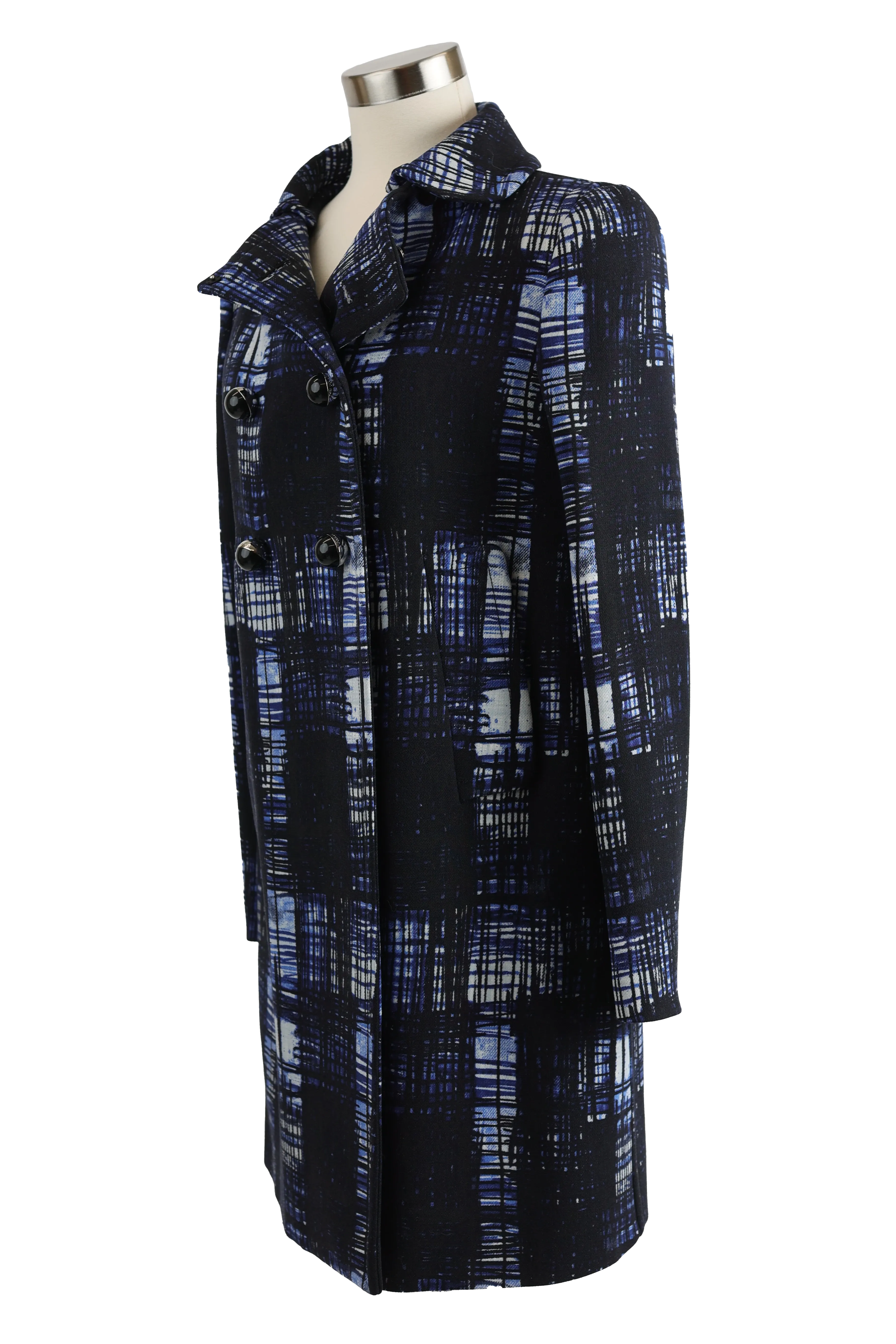 Wool Double Breasted Dress Coat