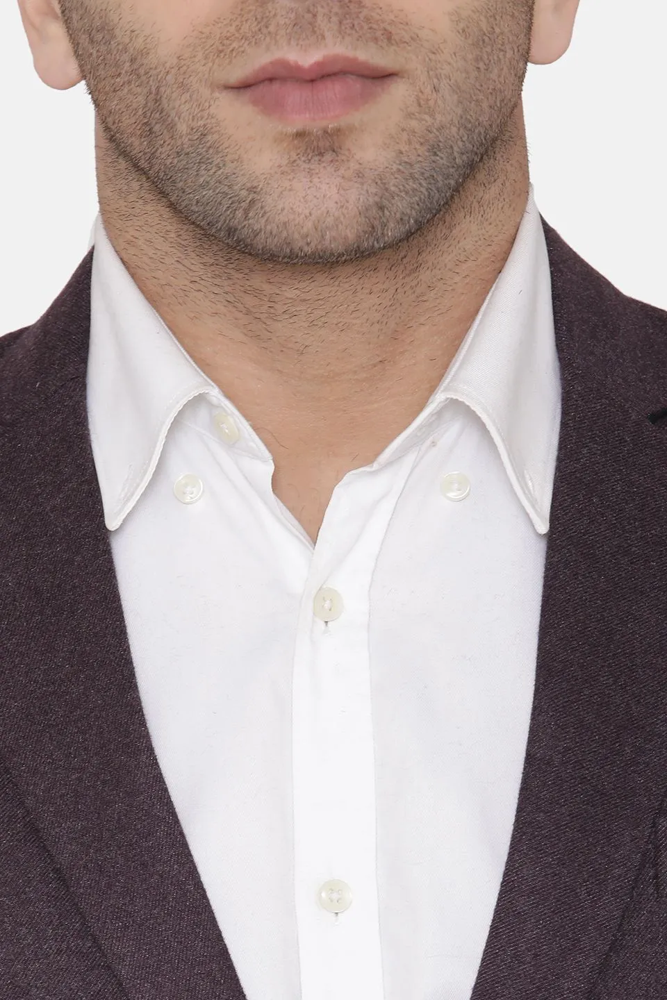 Wool Purple Blazer