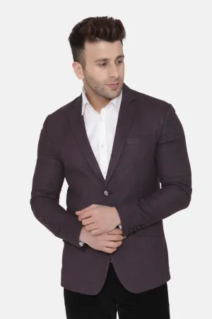 Wool Purple Blazer