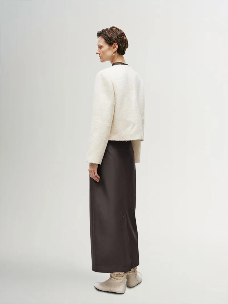 Wool Tweed Short Jacket
