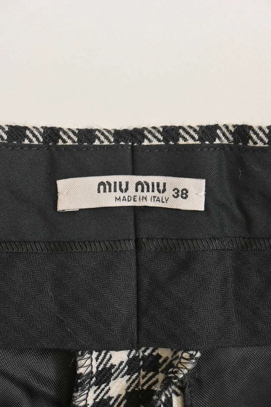 [WW44988] Miu Miu | Wide Leg Pants