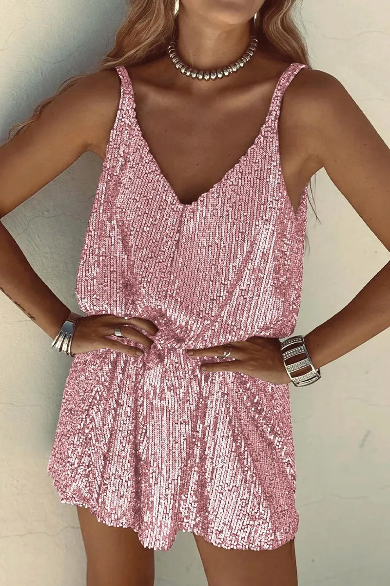 Zorina - Shimmering Sequin Detailing Woman's Club Dress