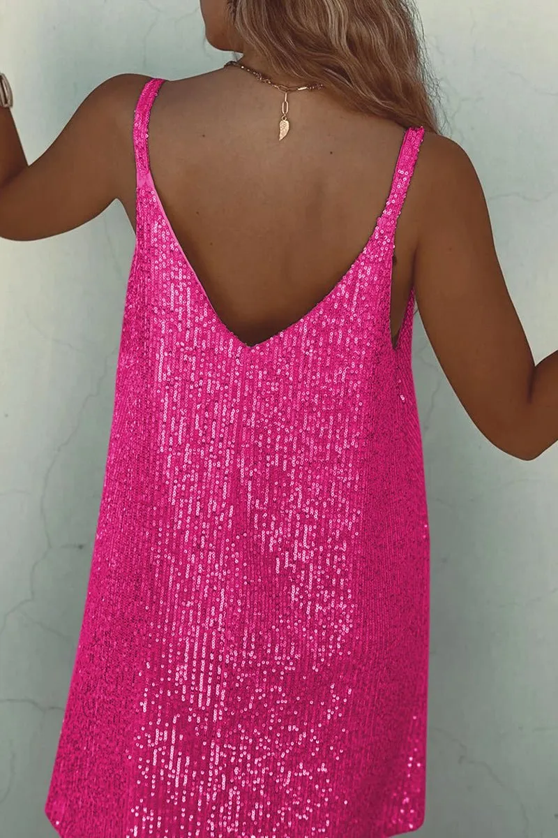 Zorina - Shimmering Sequin Detailing Woman's Club Dress