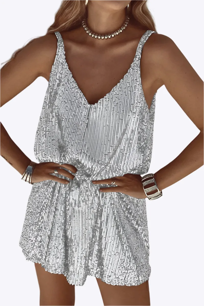 Zorina - Shimmering Sequin Detailing Woman's Club Dress