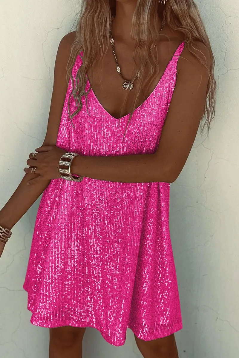 Zorina - Shimmering Sequin Detailing Woman's Club Dress
