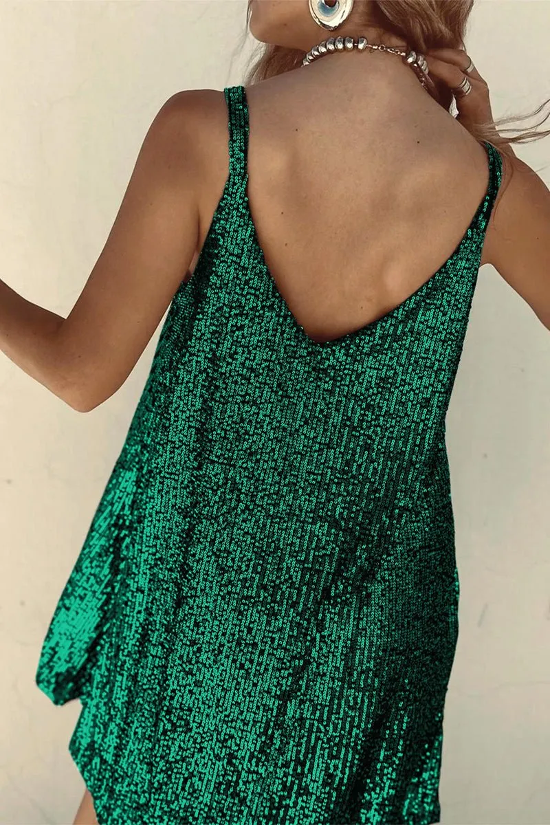 Zorina - Shimmering Sequin Detailing Woman's Club Dress